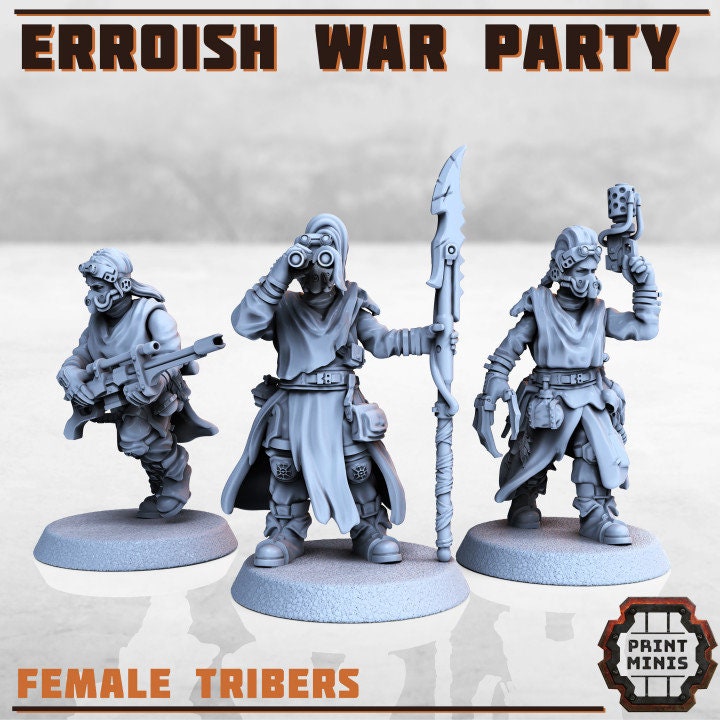 Erroish War Party (7 Variants Available) - Print Minis