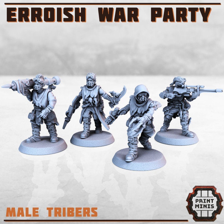 Erroish War Party (7 Variants Available) - Print Minis