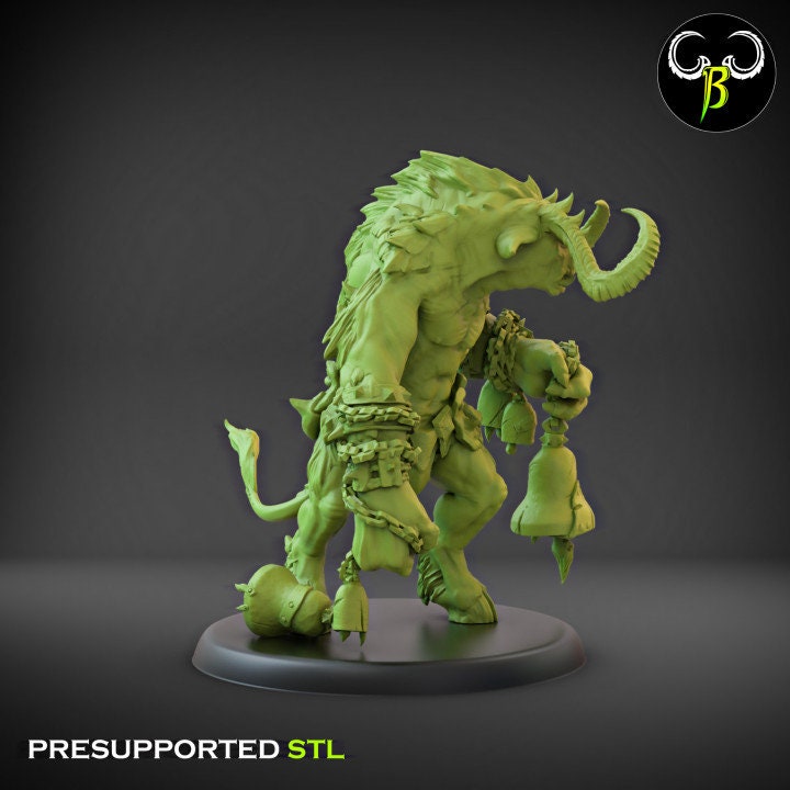 Horned Brutes - Leader Squad (3 Variants) - Clay Beast Creations