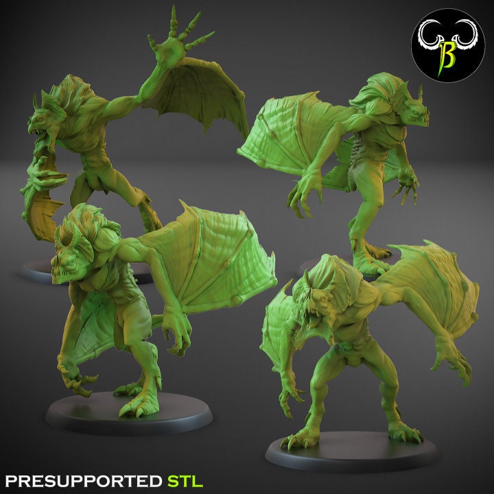 Tomb Abomination - Flying (4 Variants Available) - Clay Beast Creations