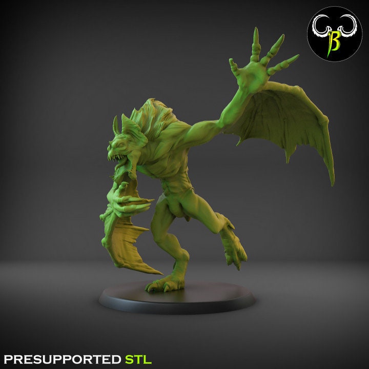 Tomb Abomination - Flying (4 Variants Available) - Clay Beast Creations