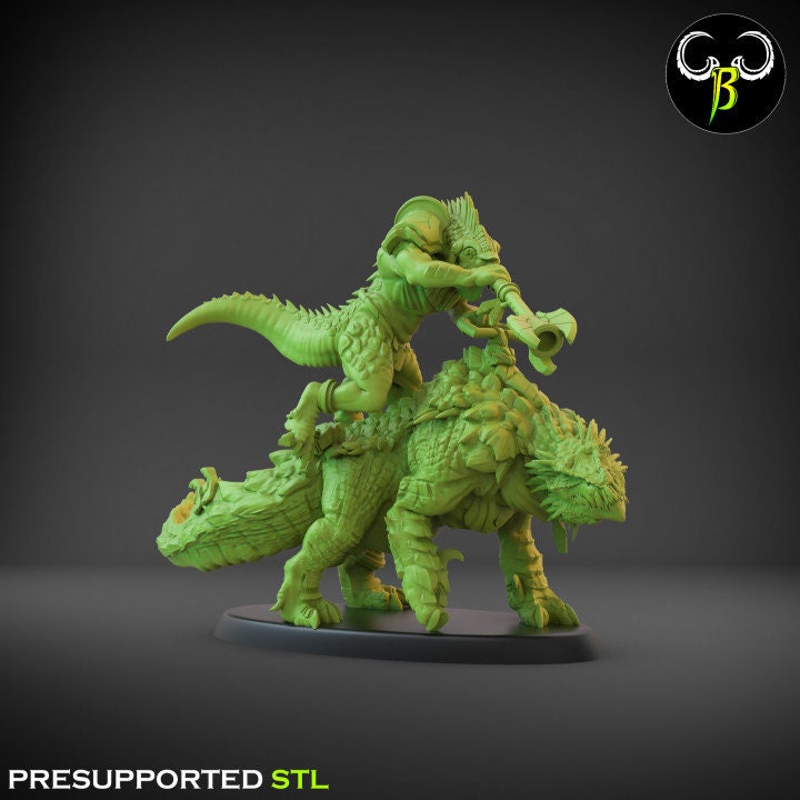Stellar Rider Squad 3 (6 Variants) - Clay Beast Creations