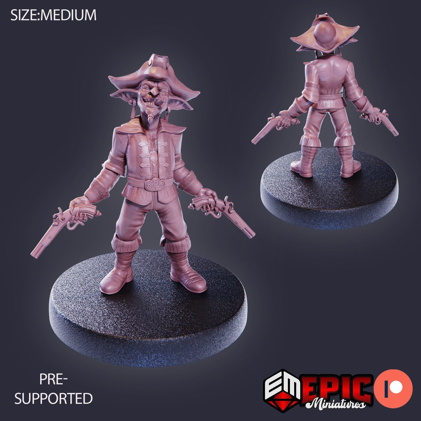 Goblin Pirate (3 Variants Available) - Epic Miniatures