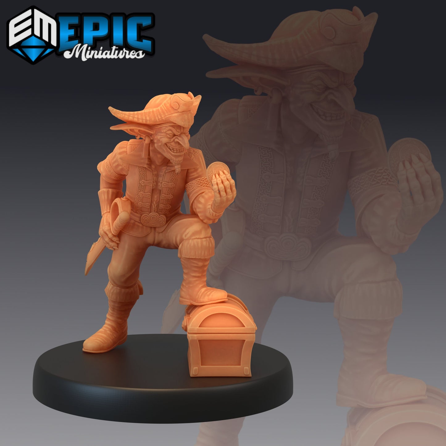 Goblin Pirate (3 Variants Available) - Epic Miniatures