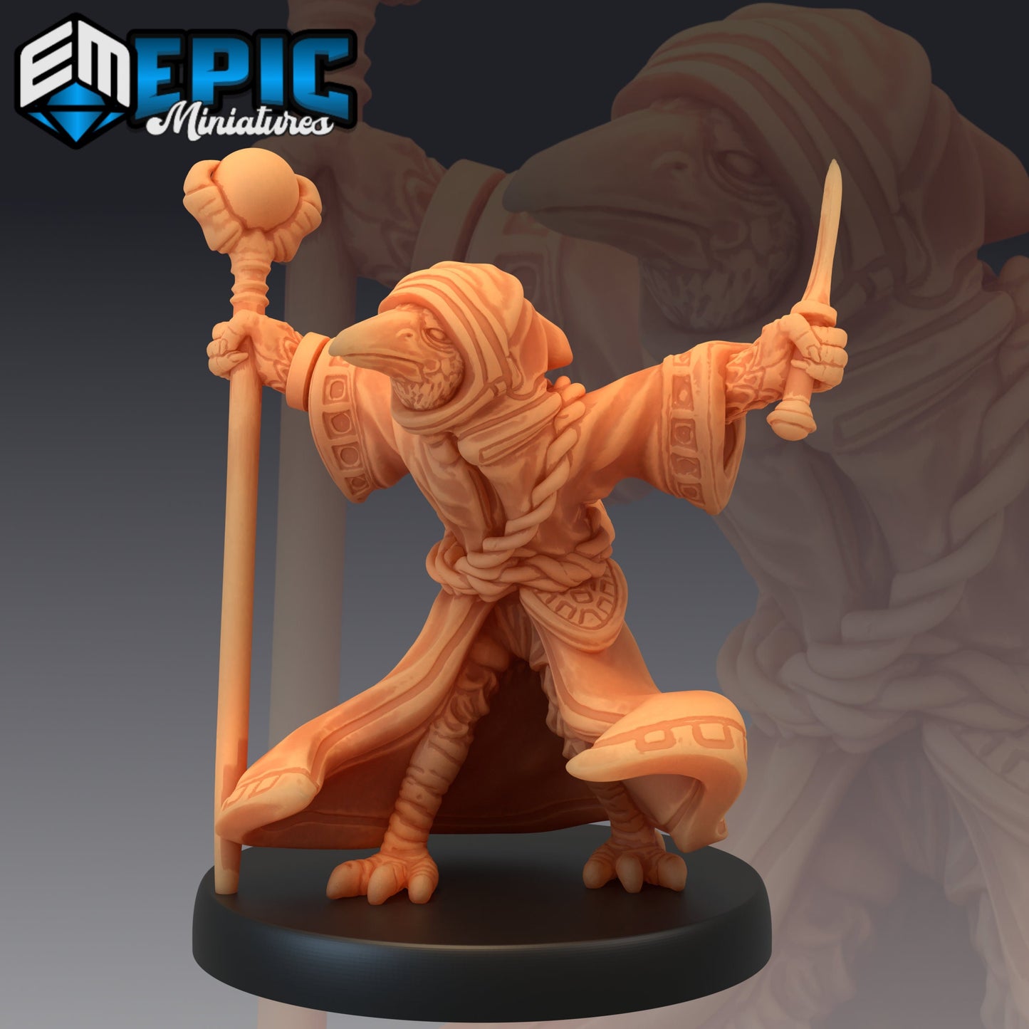 Kenku Wizard (3 Variants) - Epic Miniatures