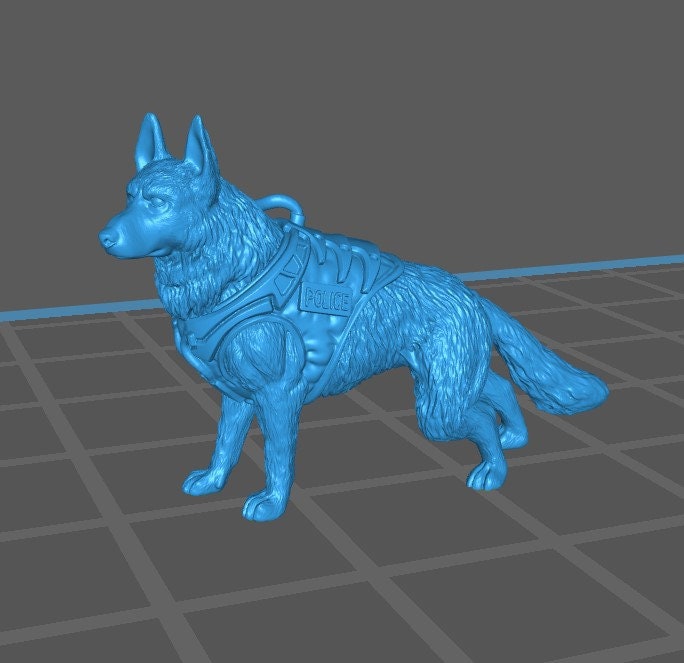 Police Dog (3 Variants Available) - Printed Minis