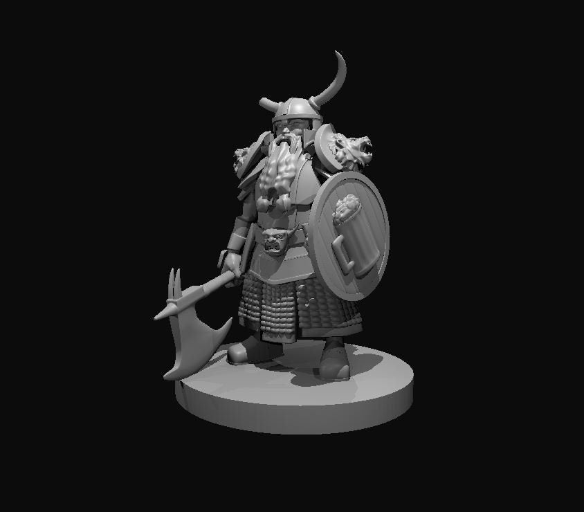 Dwarven Fighter (9 Variants Available) - MZ4250