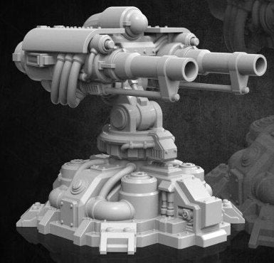 Automatic Defence Turret (2 Variants Available) - Print Minis