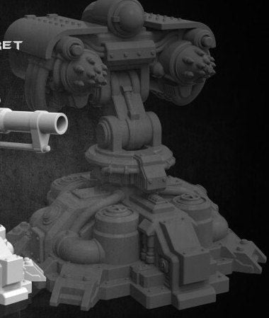 Automatic Defence Turret (2 Variants Available) - Print Minis