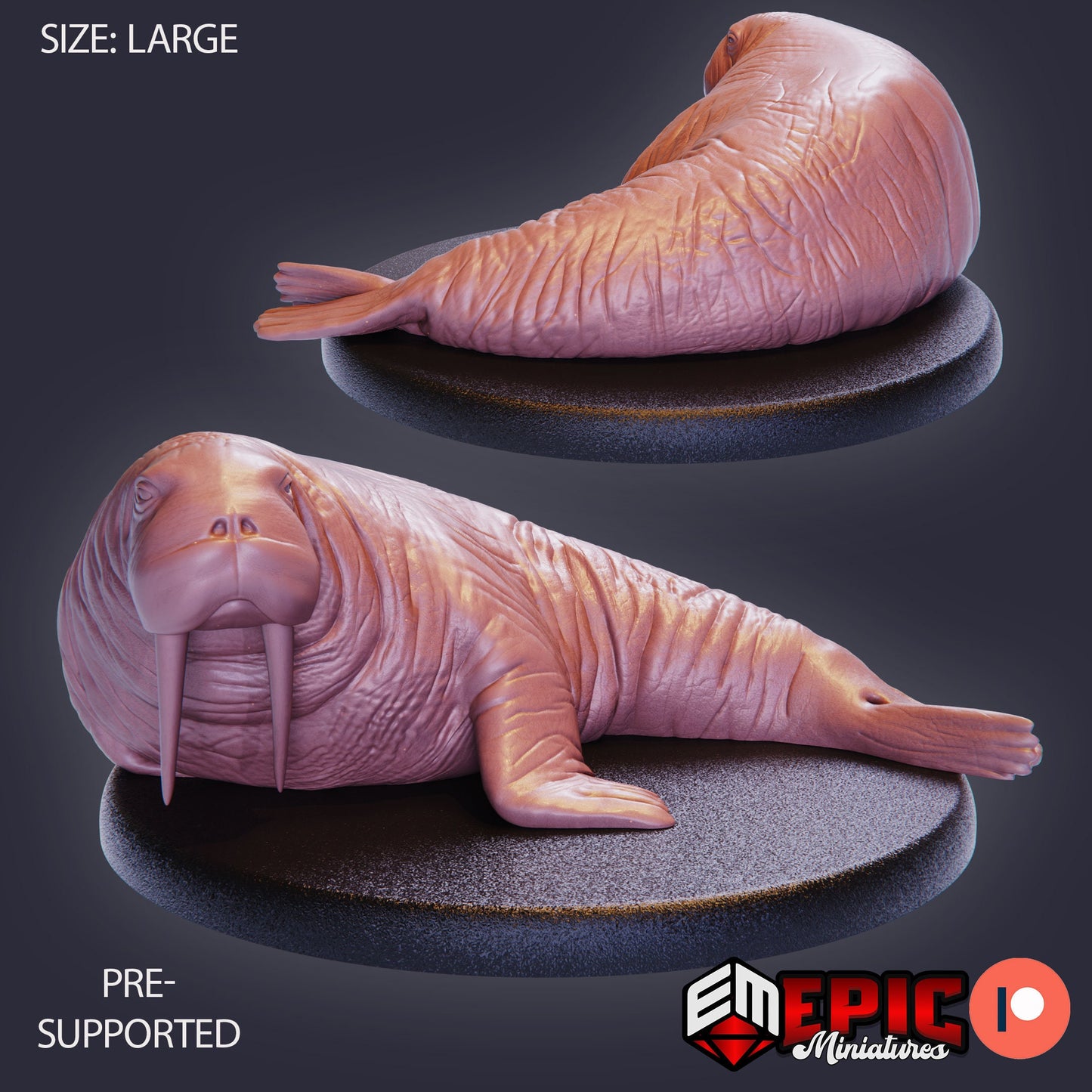 Walrus (3 Variants) - Epic Miniatures