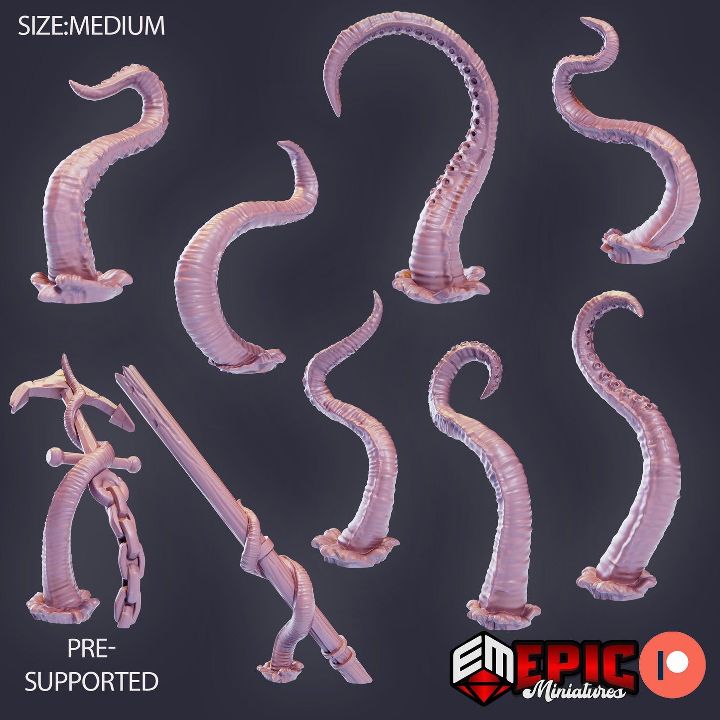 Kraken Classic (with Tentacles) - Epic Miniatures