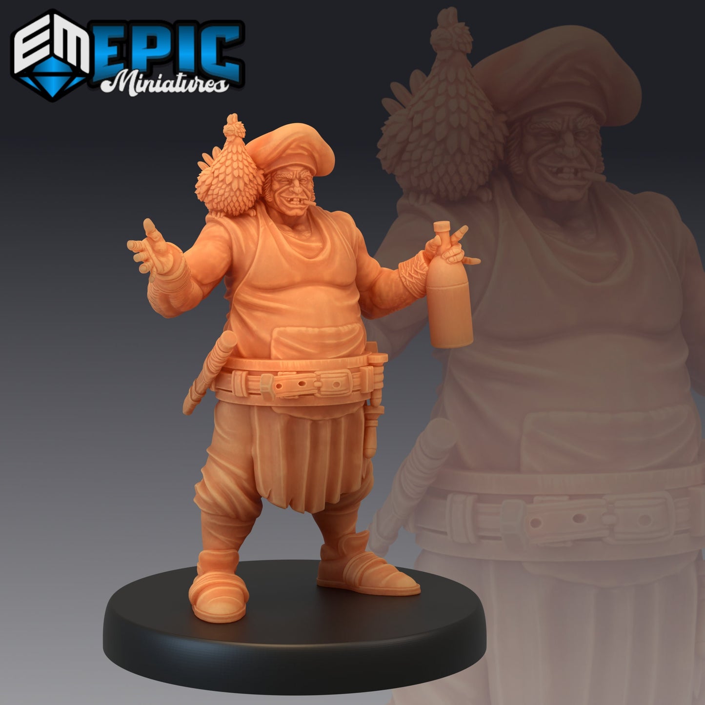 Drunk Cook (5 Variants) - Epic Miniatures