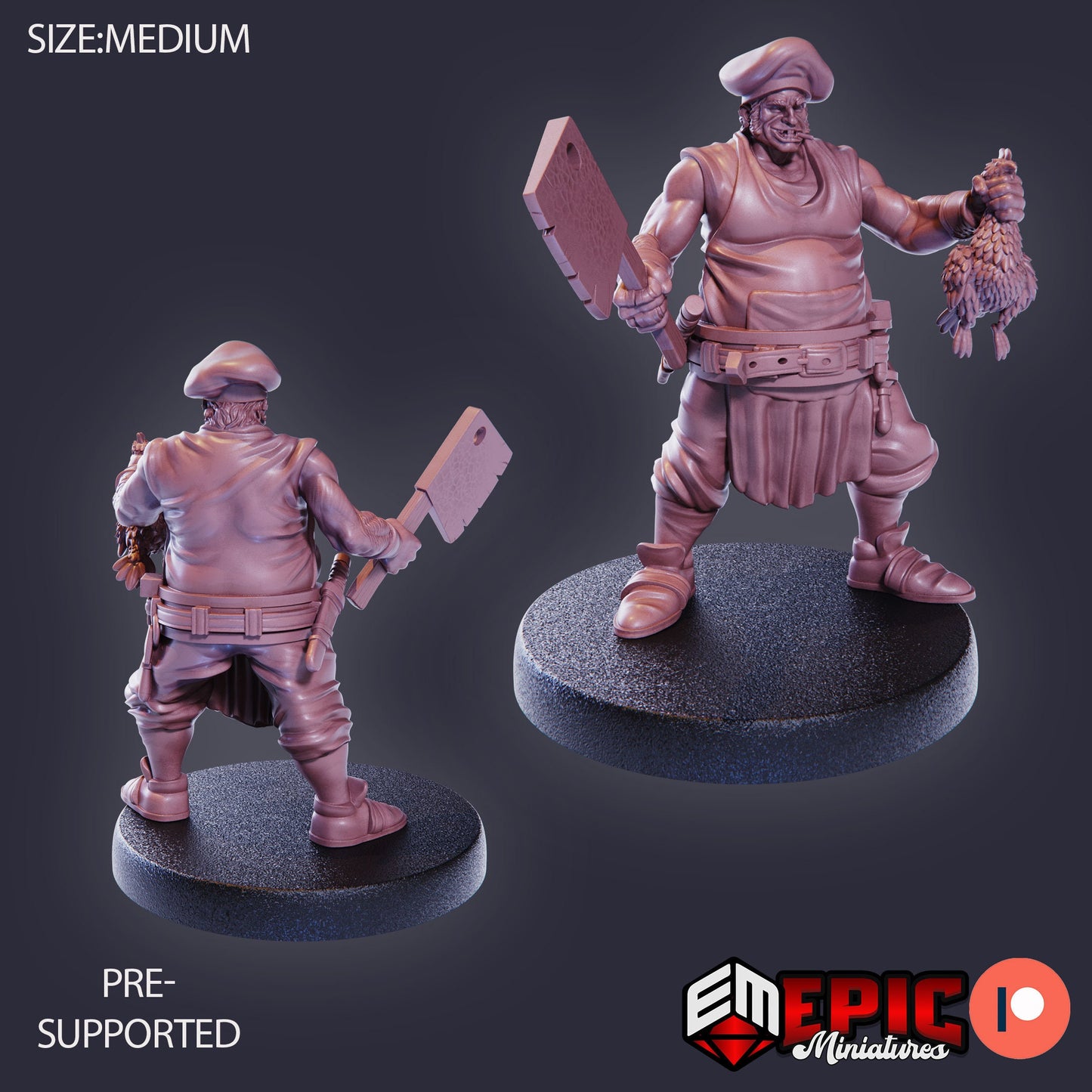 Drunk Cook (5 Variants) - Epic Miniatures