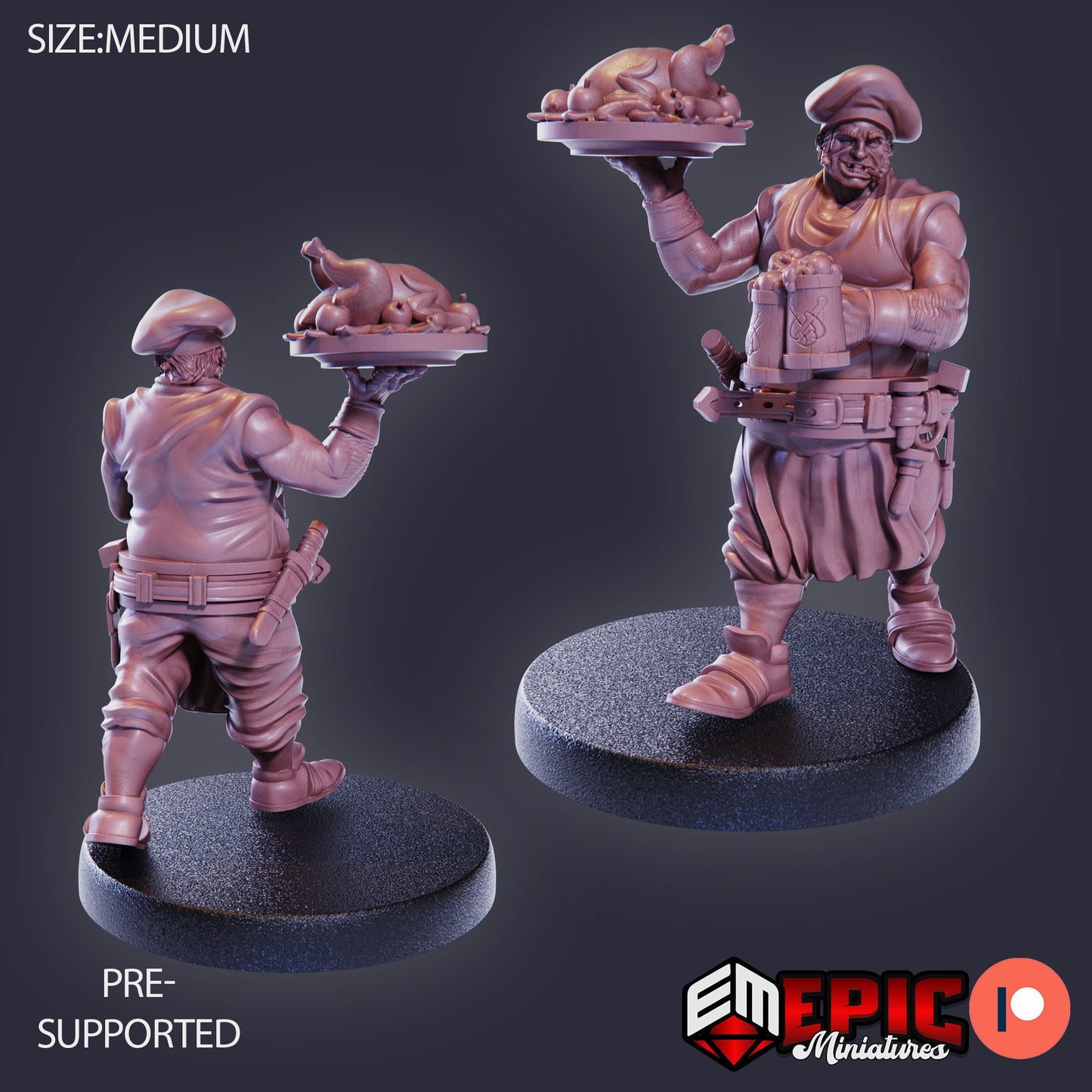 Drunk Cook (5 Variants) - Epic Miniatures