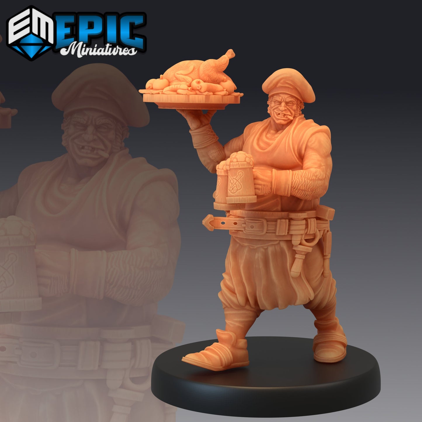 Drunk Cook (5 Variants) - Epic Miniatures