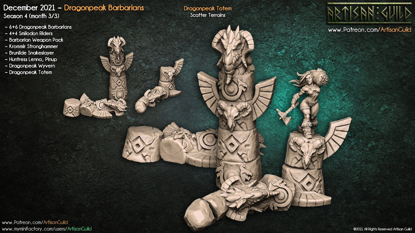 Dragonpeak Totems - Terrain Kit - Artisan Guild