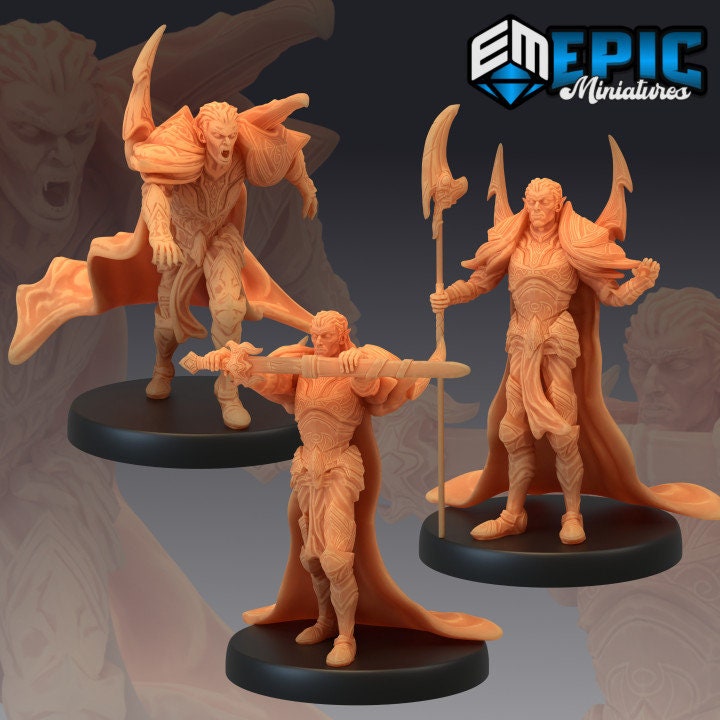 Vampire Warrior (3 Variants Available) - Epic Miniatures