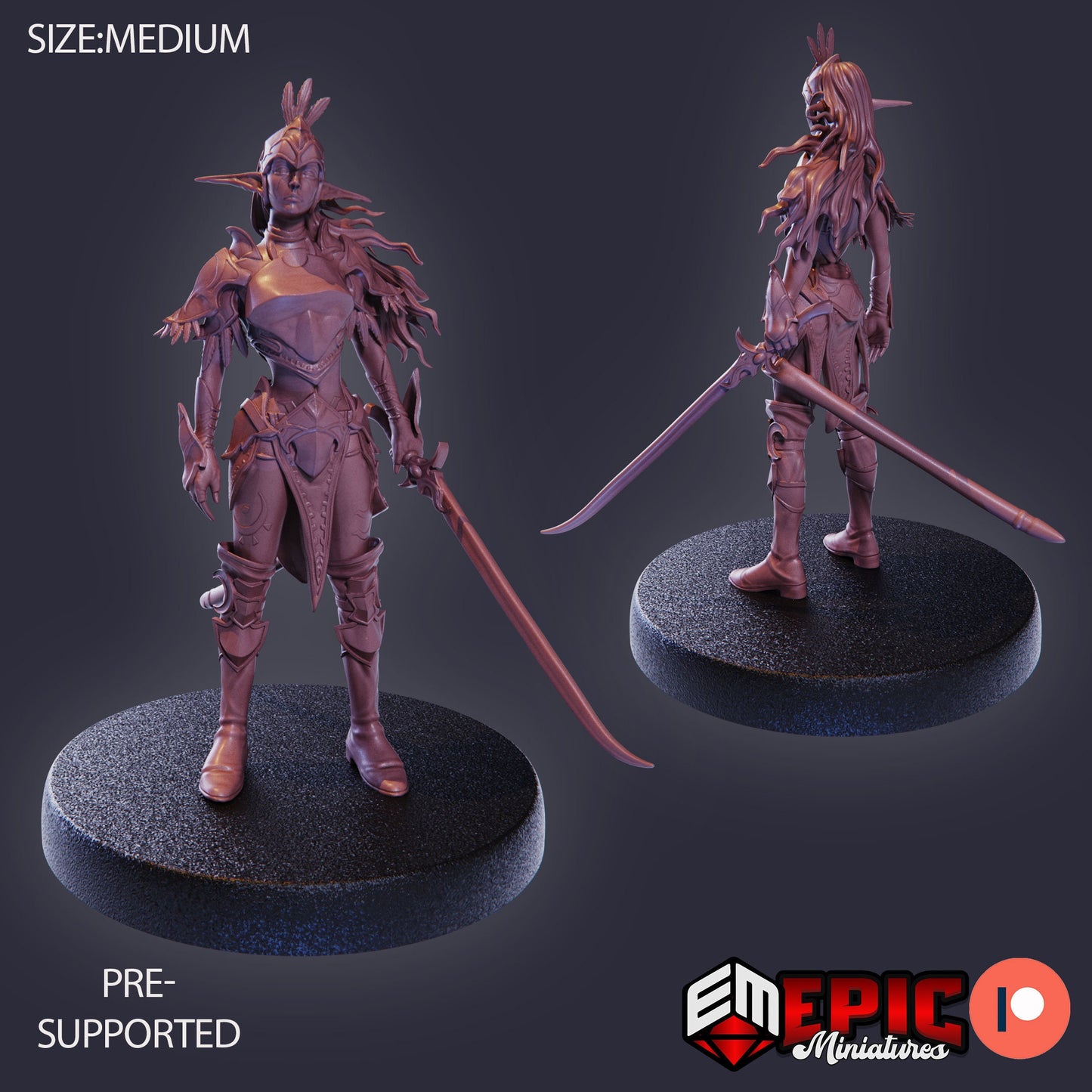 Elven Moon Runner (5 Variants) - Epic Miniatures