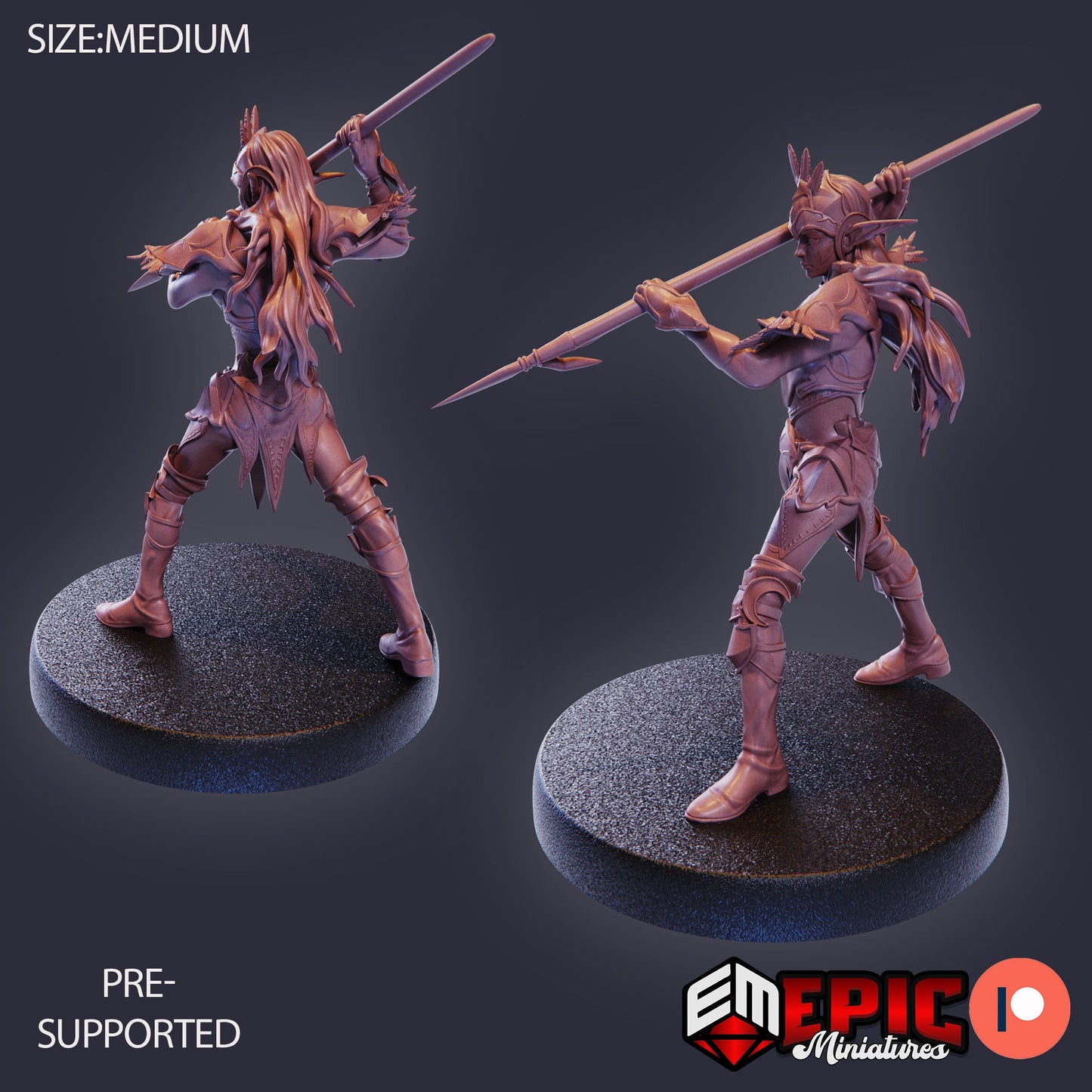 Elven Moon Runner (5 Variants) - Epic Miniatures