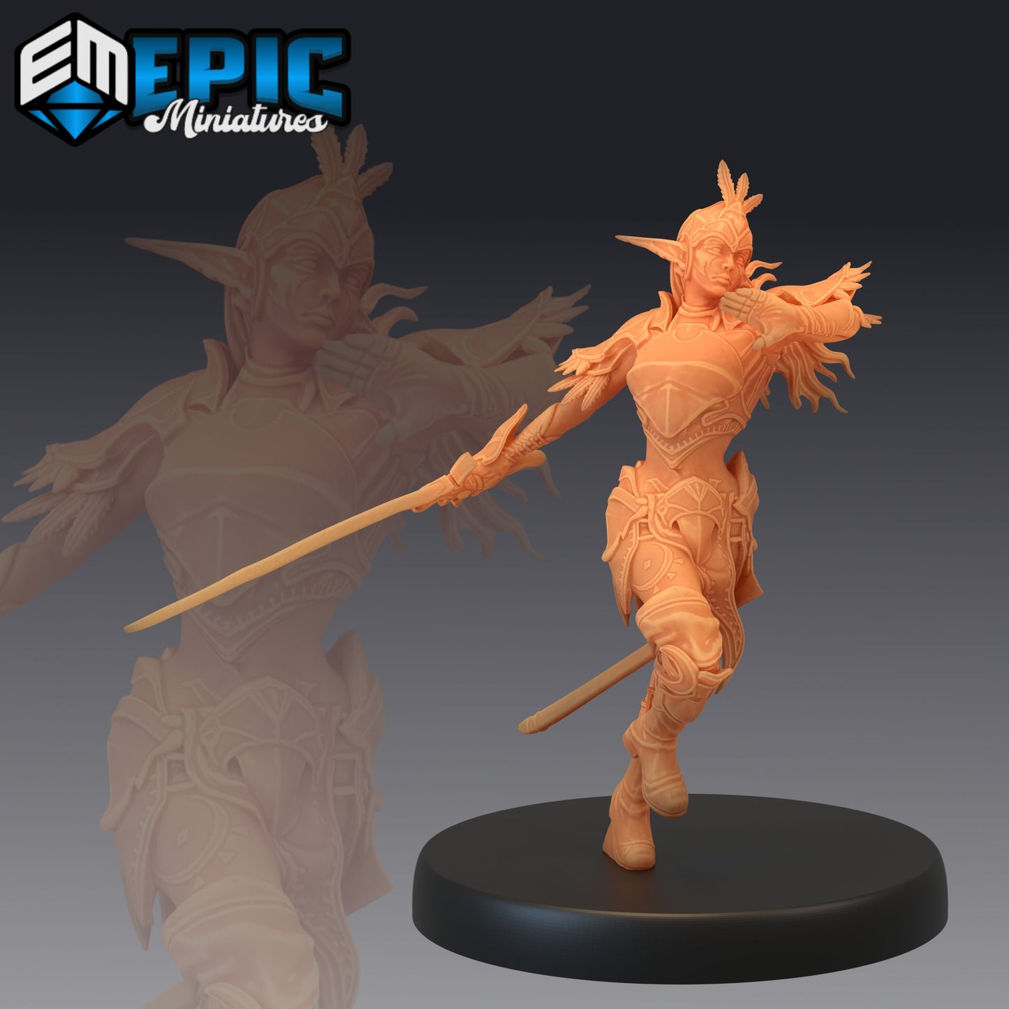 Elven Moon Runner (5 Variants) - Epic Miniatures