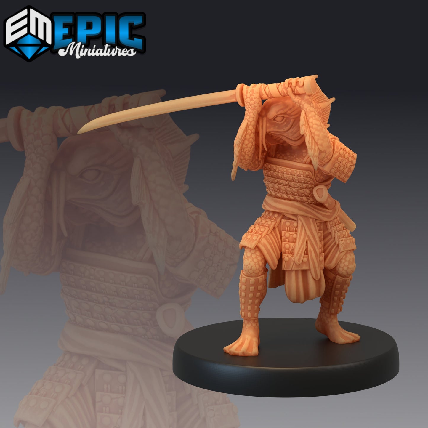 Fish Folk Koi Tribe - Set 2 (4 Variants) - Epic Miniatures