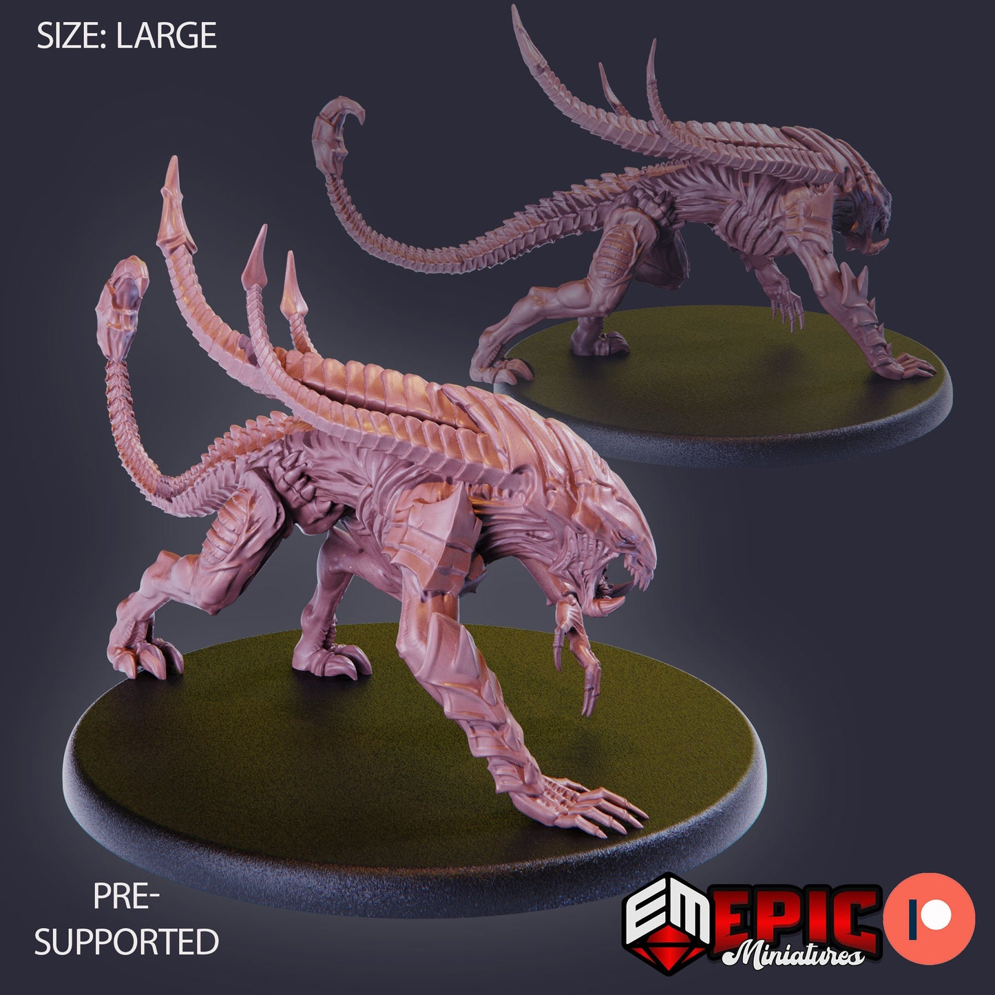 Alien Beast (4 Variants) - Epic Miniatures