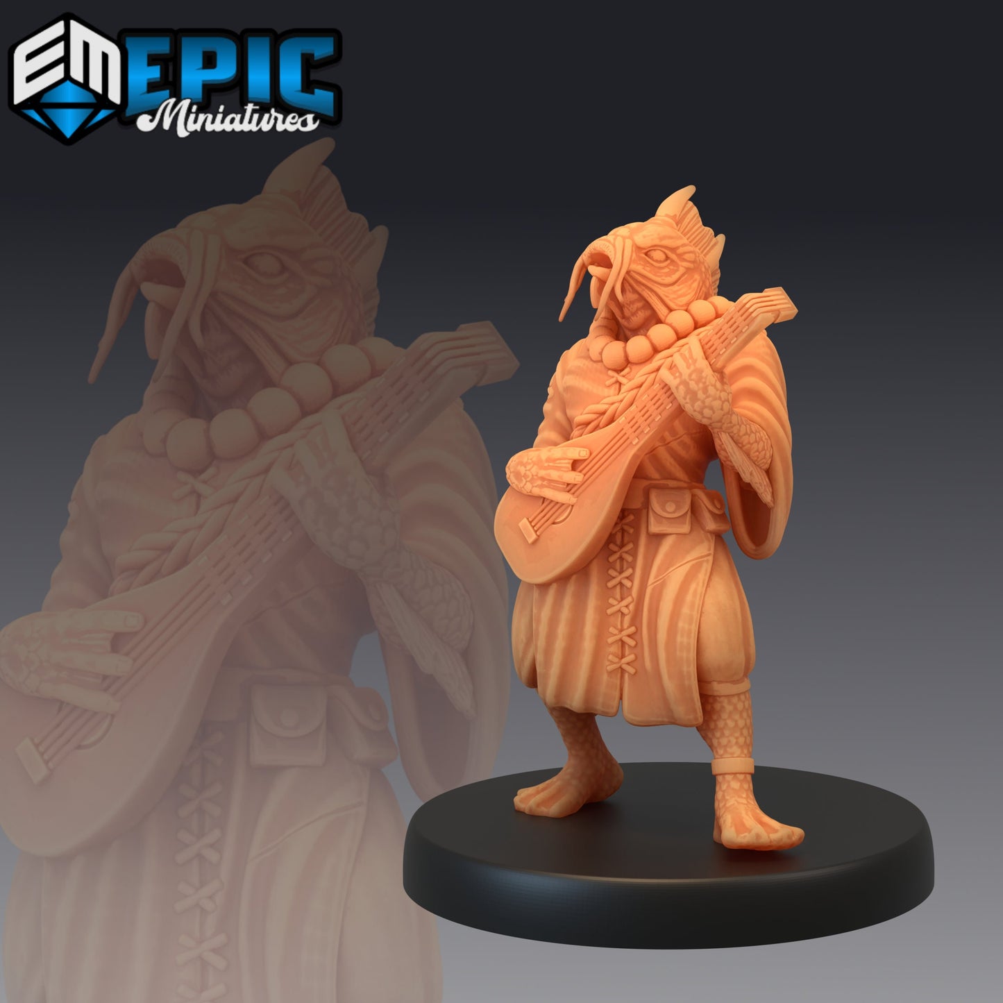 Fish Folk Koi Tribe - Set 2 (4 Variants) - Epic Miniatures