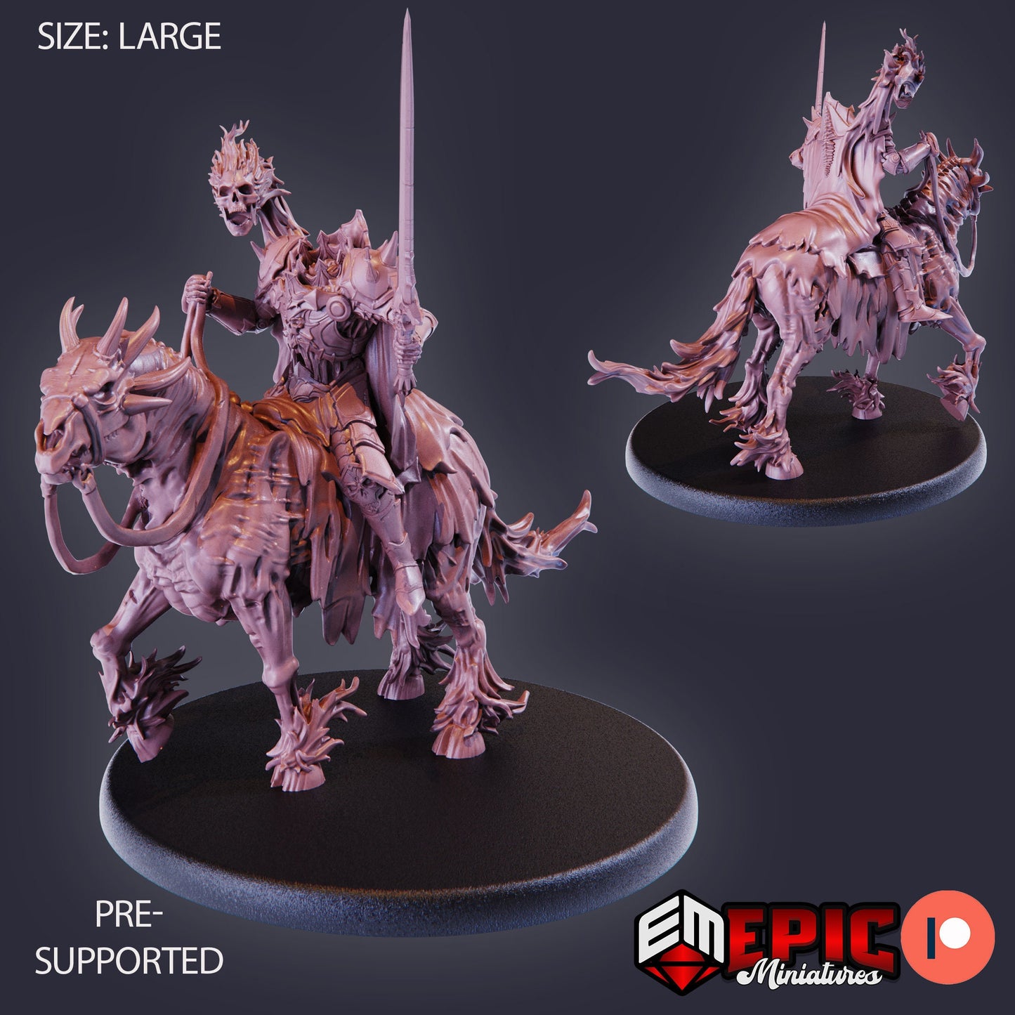 Dullahan Rider (5 Variants Available) - Epic Miniatures