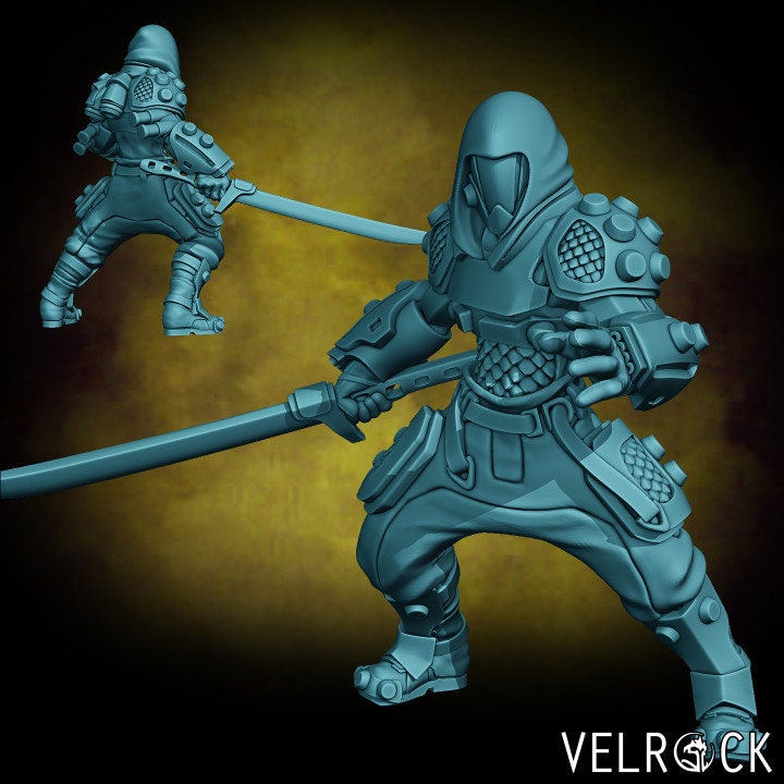 Cyberpunk Heroes Set 1 (8 Variants Available) - Velrock