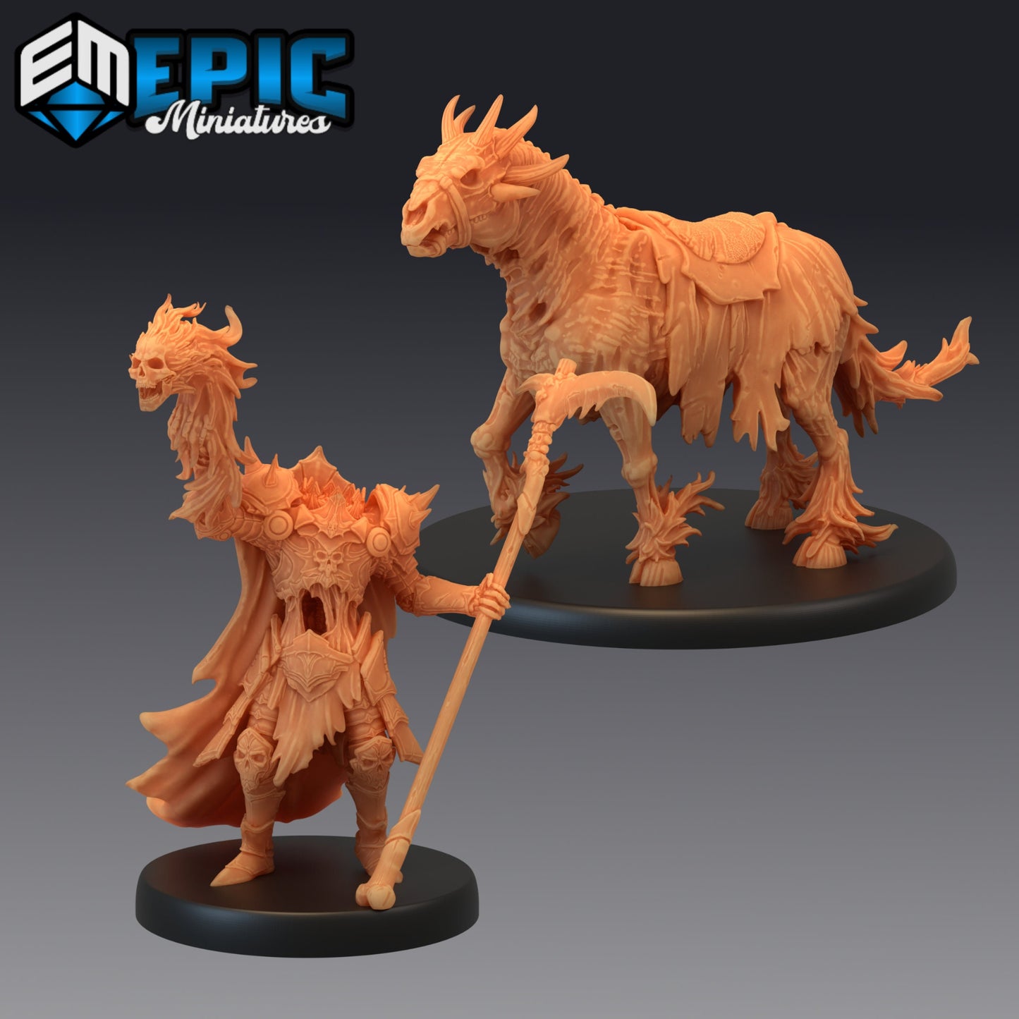 Dullahan Rider (5 Variants Available) - Epic Miniatures