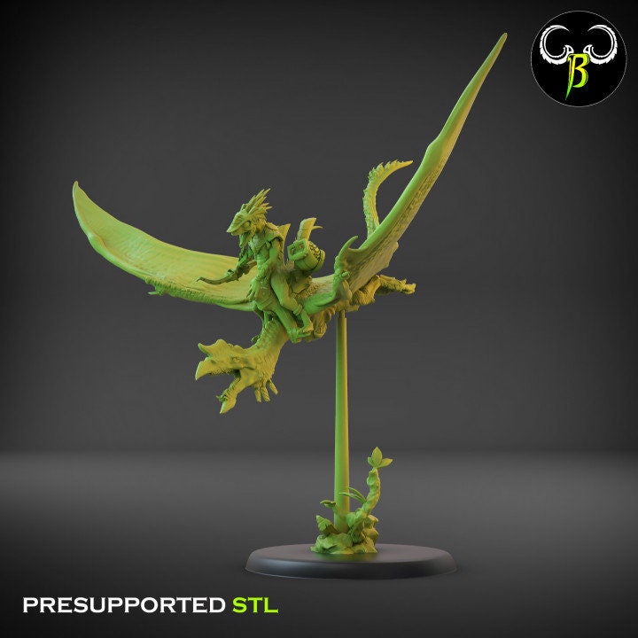 Heliodon Rider Squad 2 (6 Variants) - Clay Beast Creations