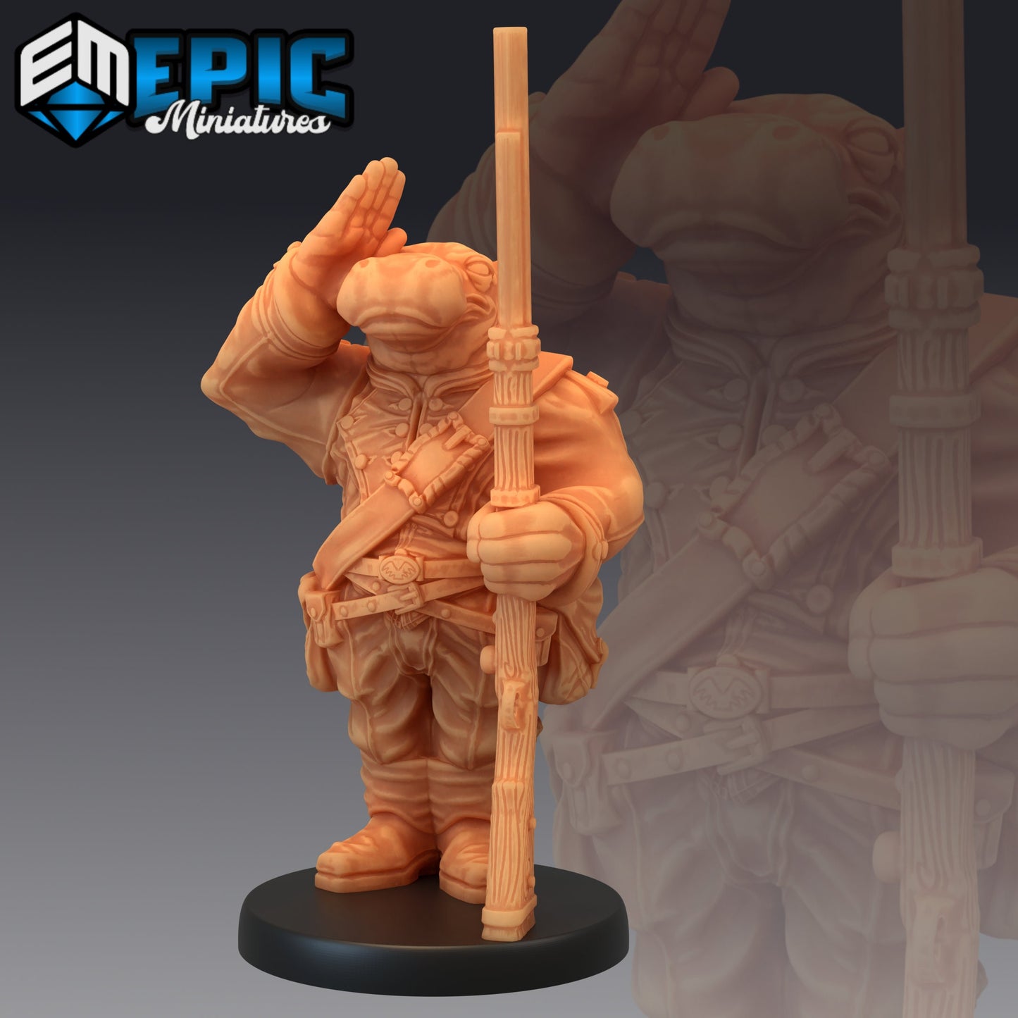 Hippo Soldier (4 Variants) - Epic Miniatures