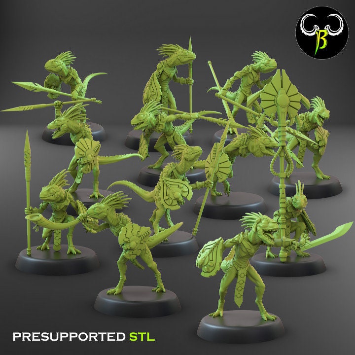 Nova Raptor Squad 2 (6 Variants) - Clay Beast Creations