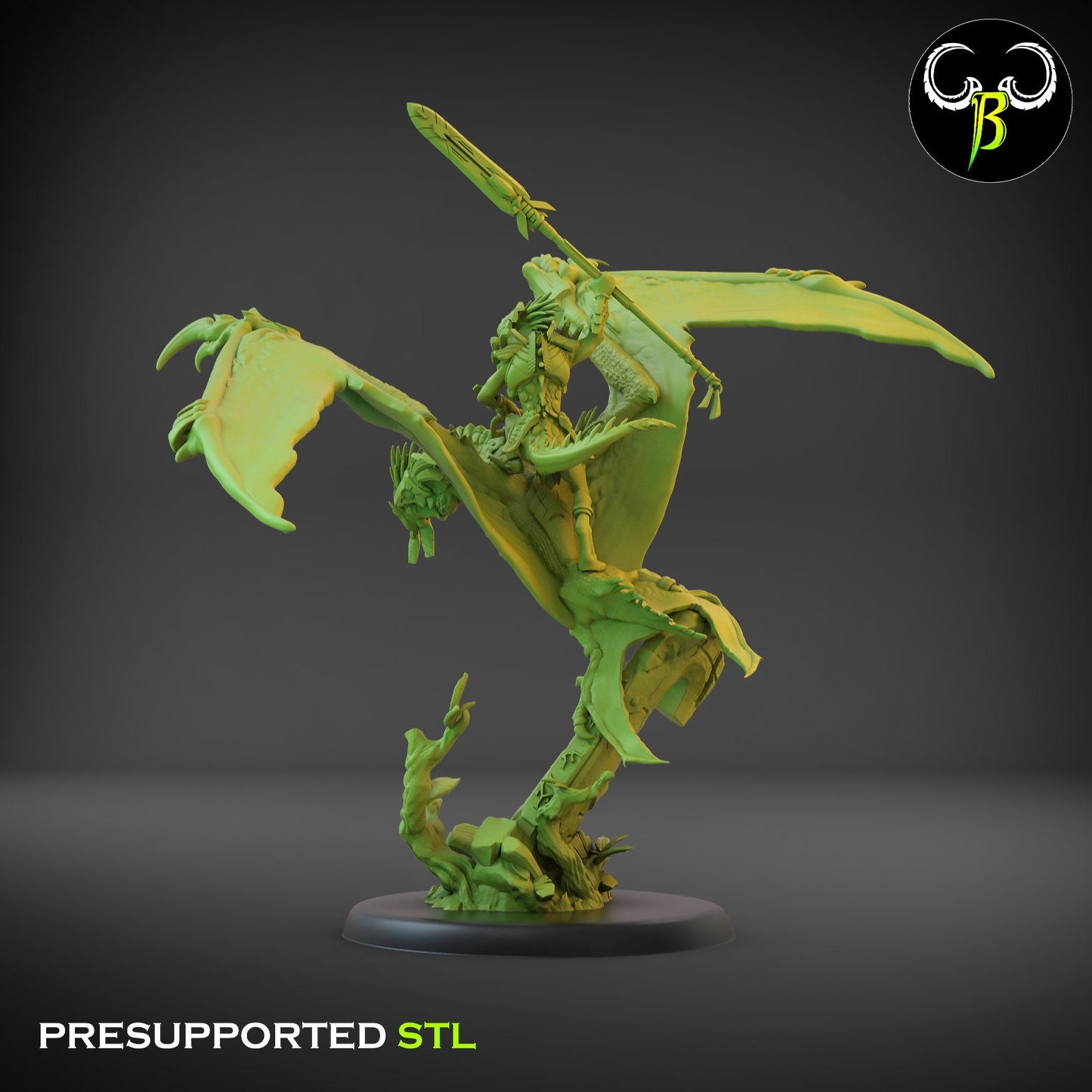 Starmaster Seradon Rider - Clay Beast Creations