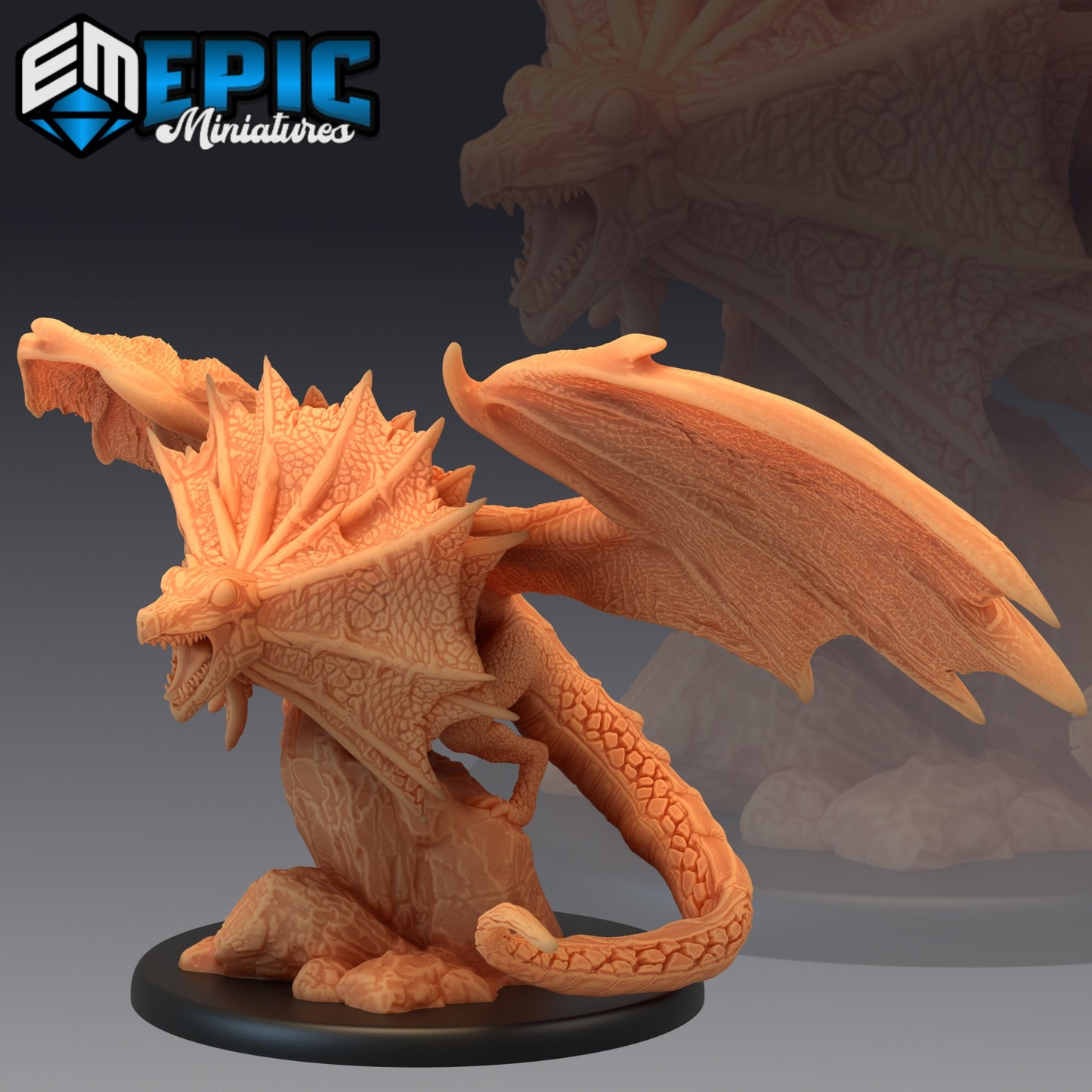 Tropical Wyvern (4 Variants Available) - Epic Miniatures