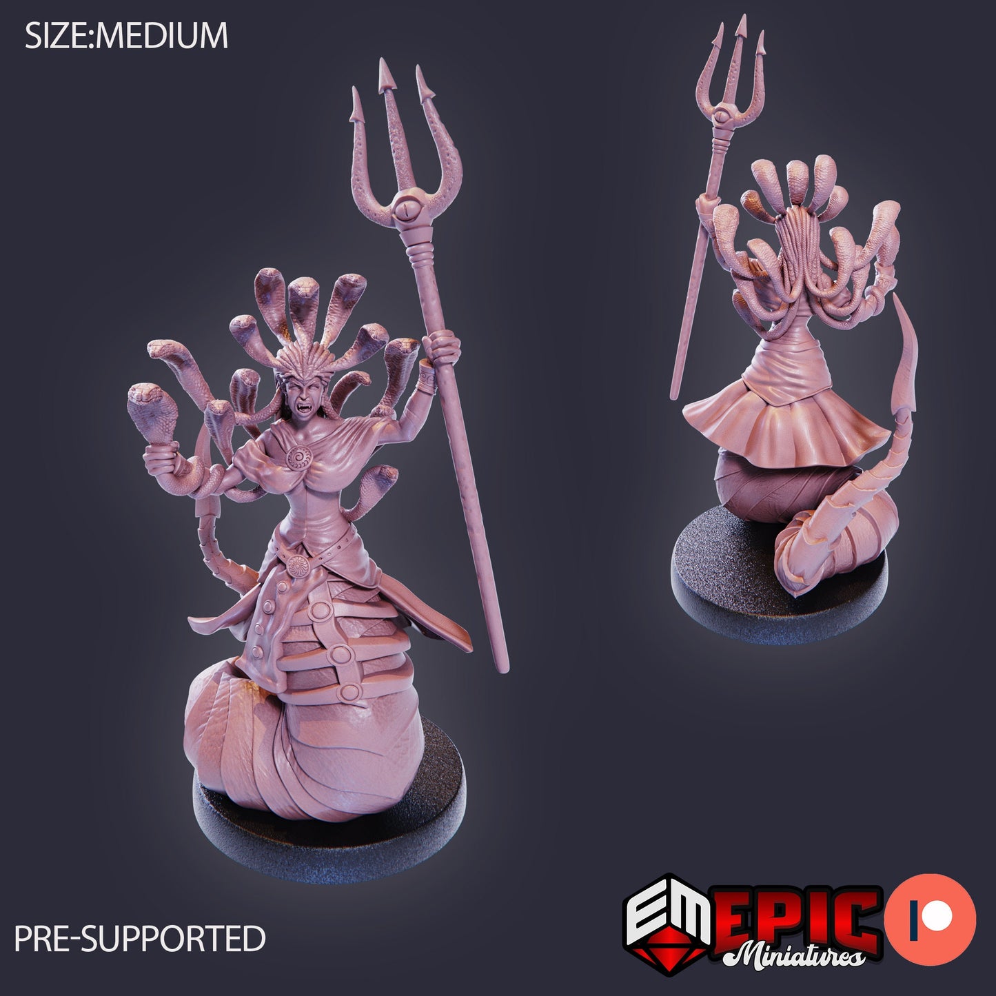 Gorgon Sisters Euryale (3 Variants Available) - Epic Miniatures