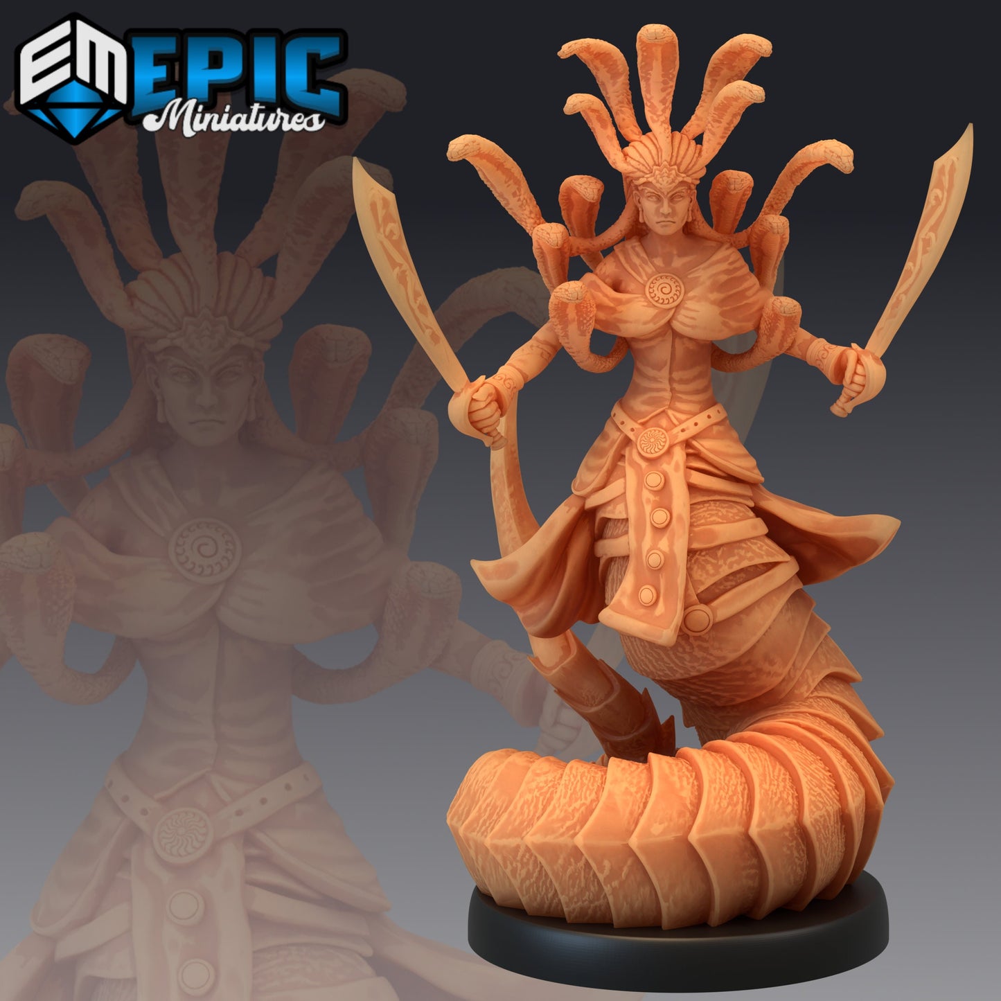 Gorgon Sisters Euryale (3 Variants Available) - Epic Miniatures