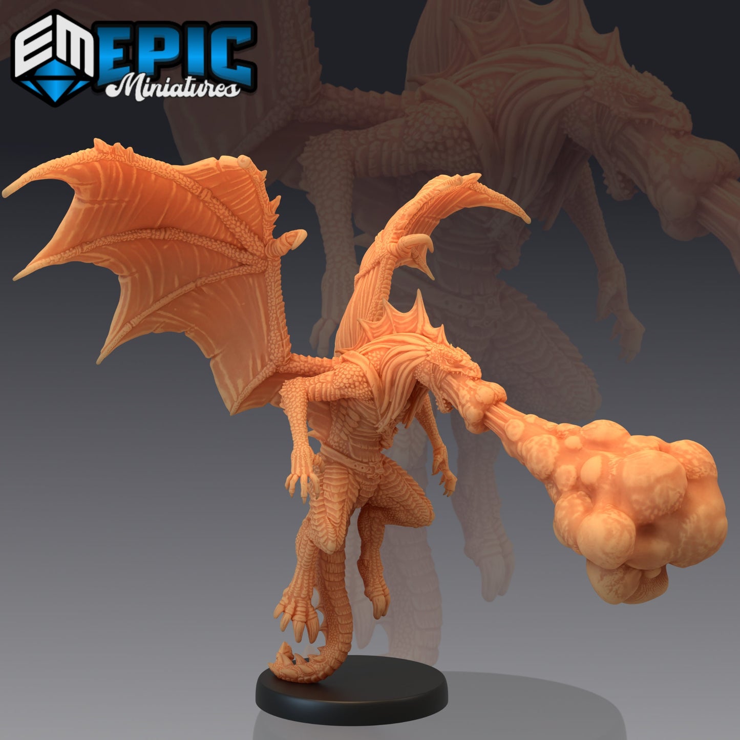 Draconic Demon Green (3 Variants) - Epic Miniatures