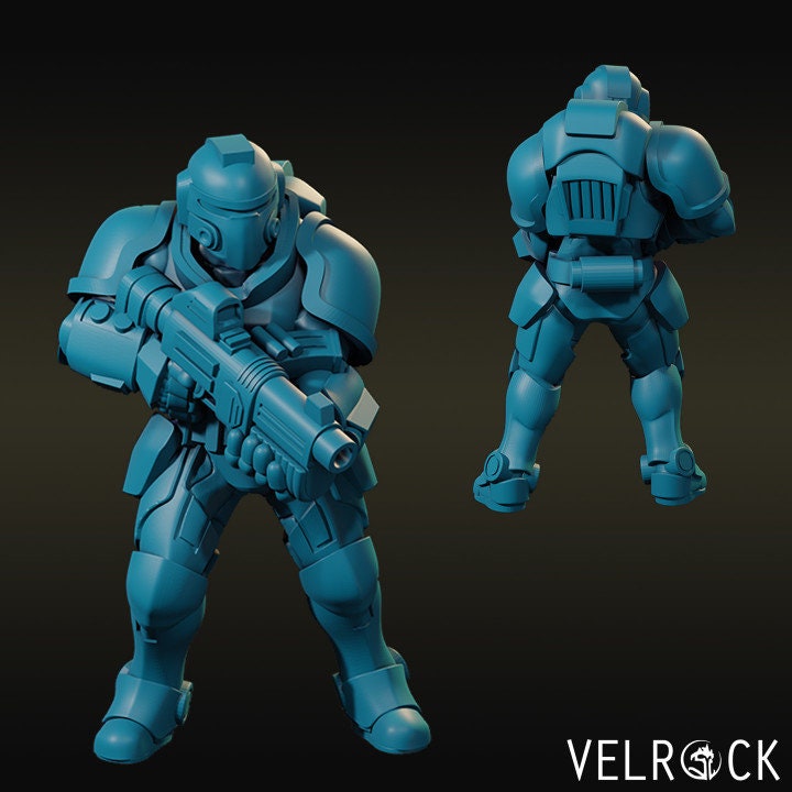 Tempest Marine Basic Unit (8 Variants Available) - Velrock