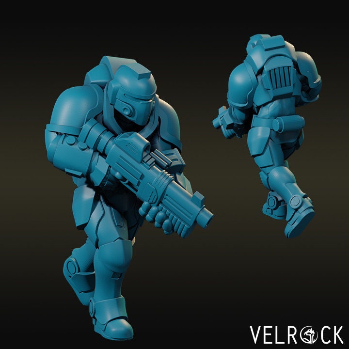 Tempest Marine Basic Unit (8 Variants Available) - Velrock