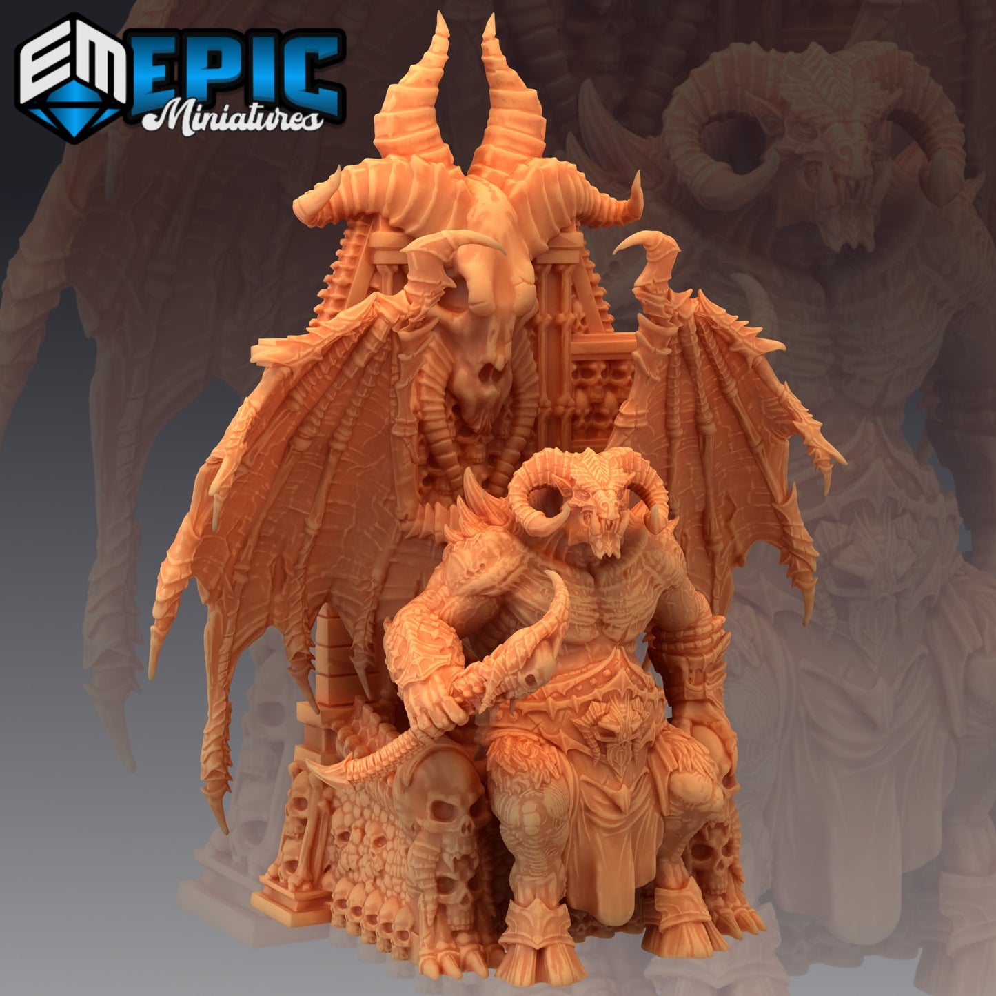 Orc Demon Lord (4 Variants) - Epic Miniatures