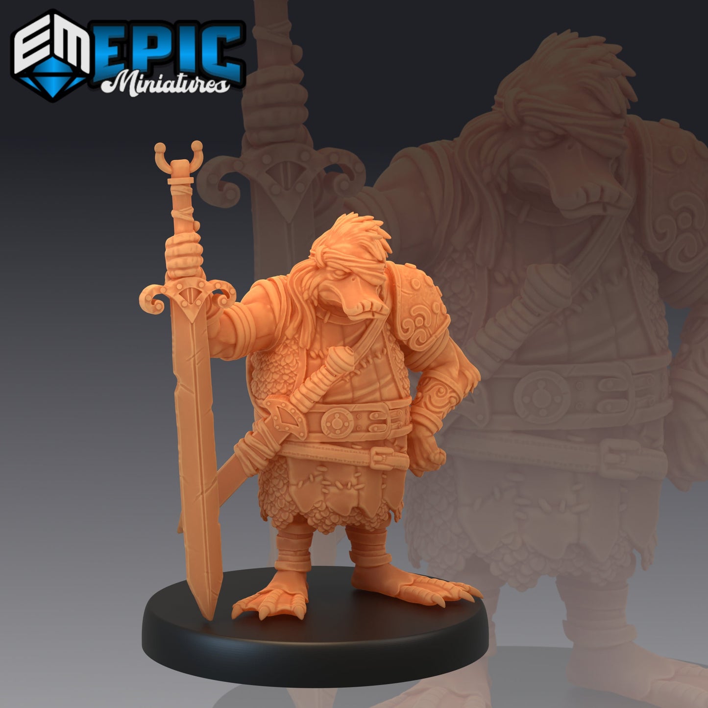Duck Folk Mercenary (3 Variants Available) - Epic Miniatures