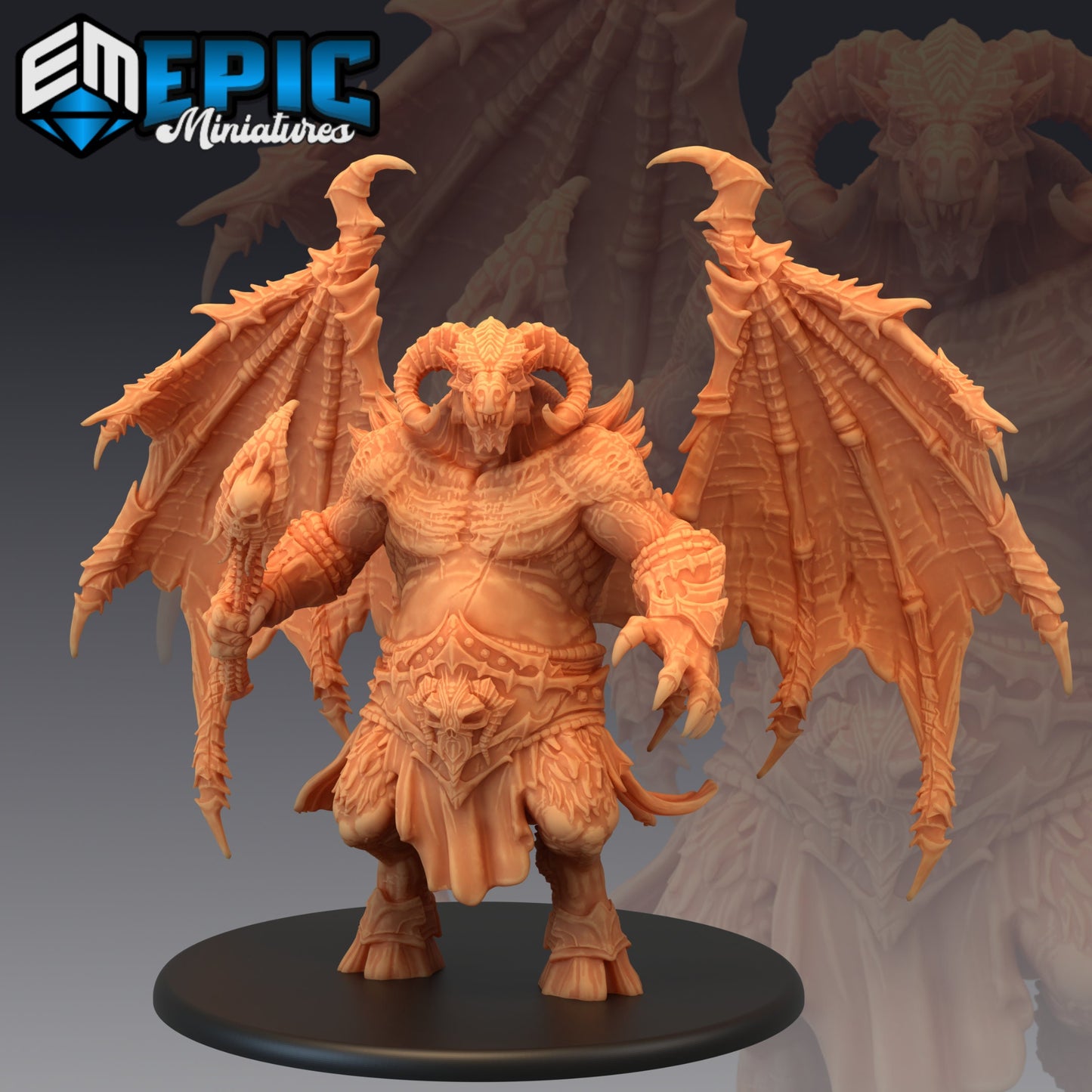 Orc Demon Lord (4 Variants) - Epic Miniatures