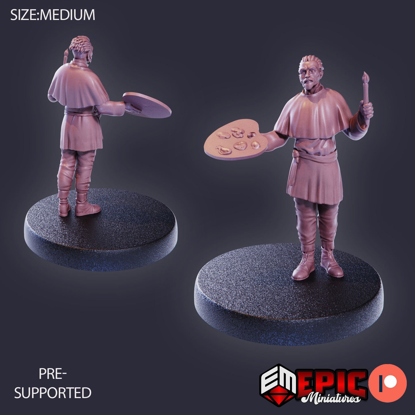 Farm Villager Collection Part 3 (8 Variants Available) - Epic Miniatures