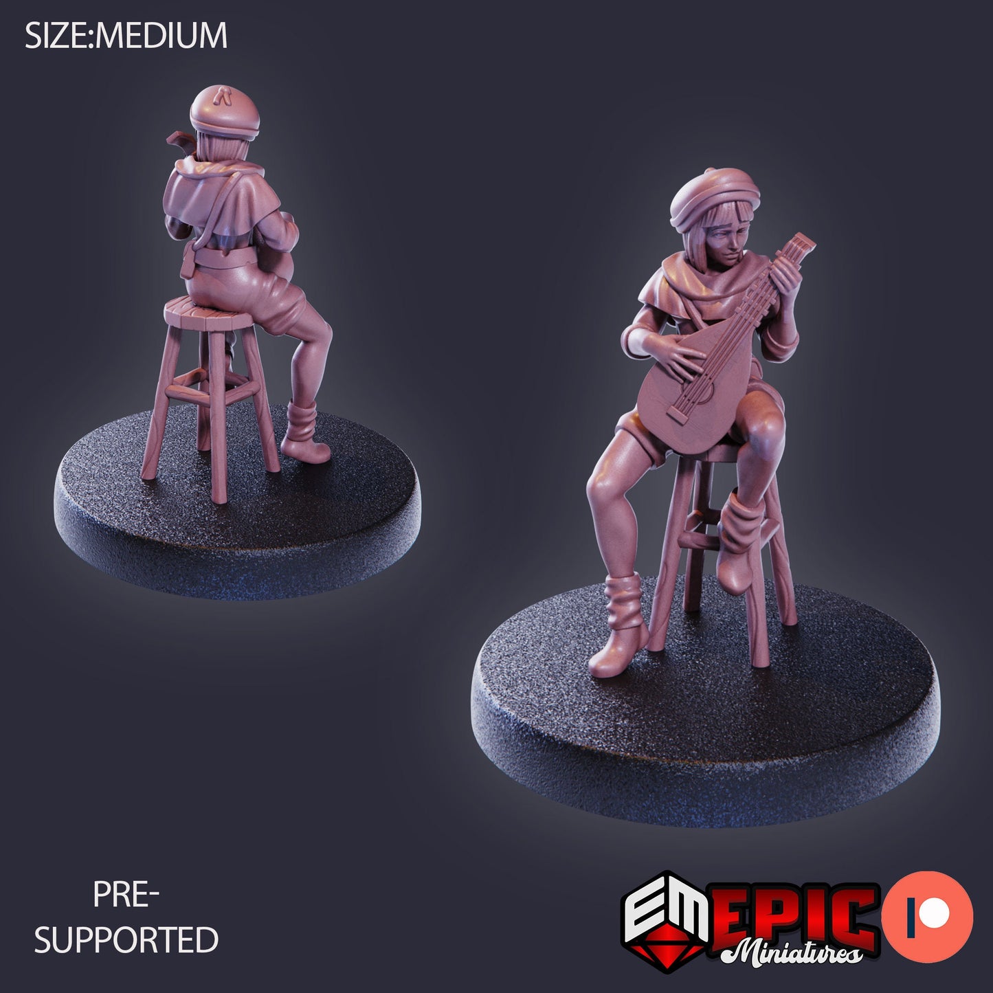 Farm Villager Collection Part 3 (8 Variants Available) - Epic Miniatures