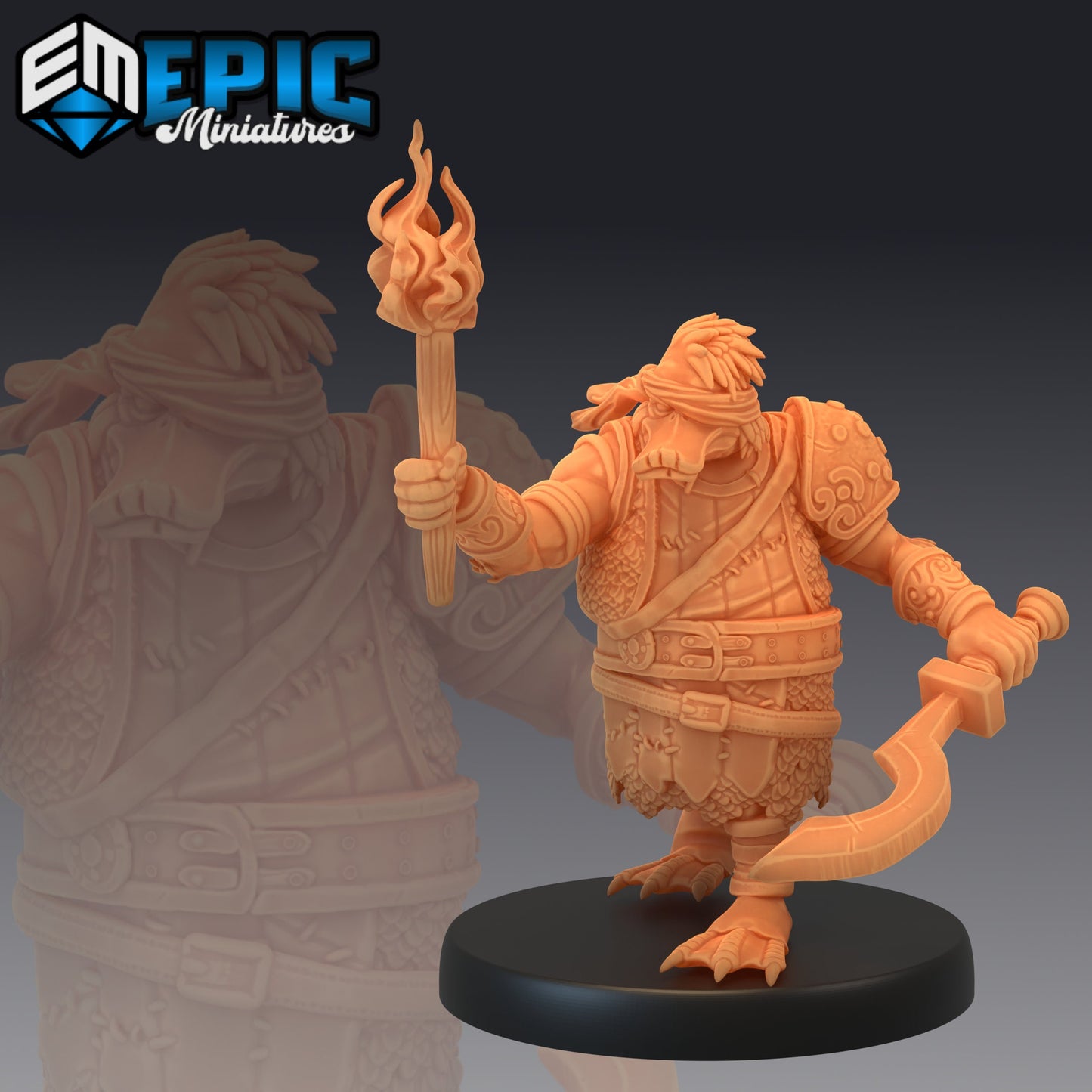 Duck Folk Mercenary (3 Variants Available) - Epic Miniatures