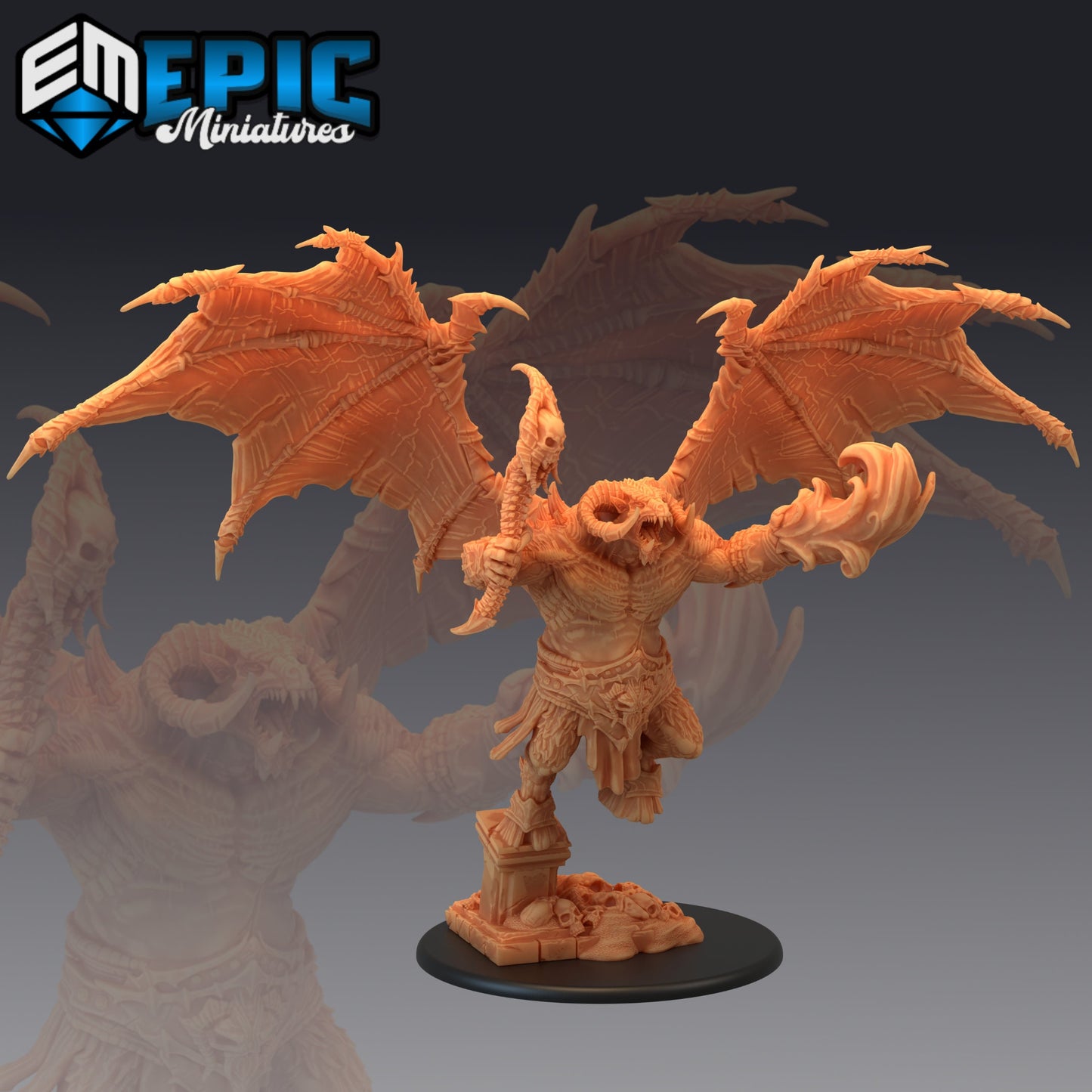 Orc Demon Lord (4 Variants) - Epic Miniatures