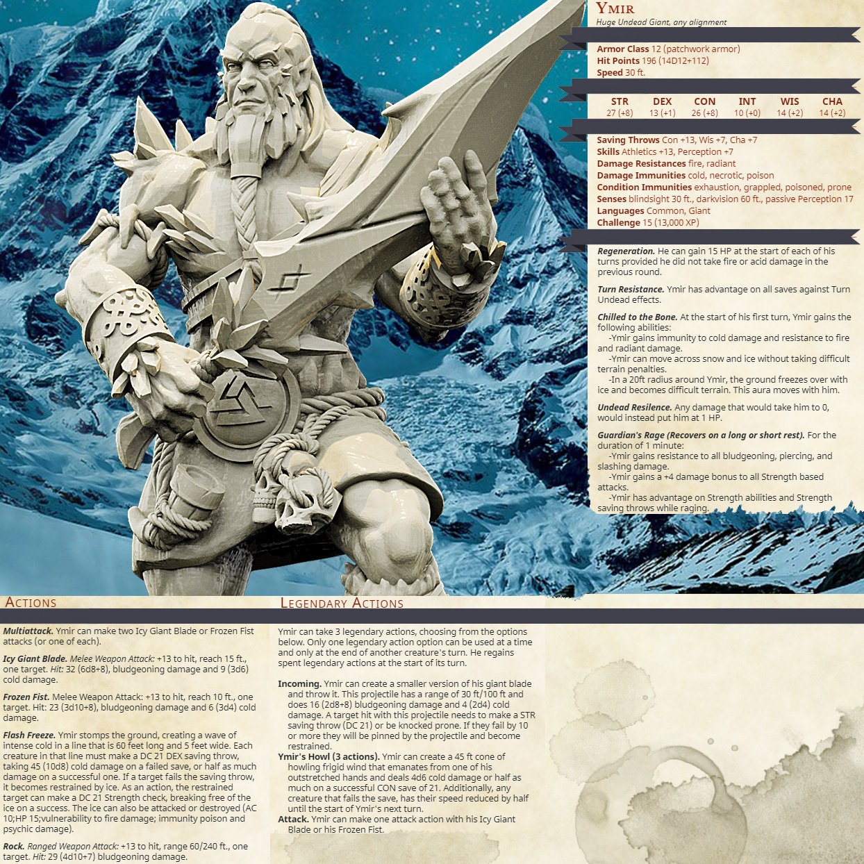 Ymir (3 Poses Available) - Brayan Nafarrate