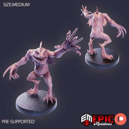 Chaos Toad Warrior (3 Variants Available) - Epic Miniatures