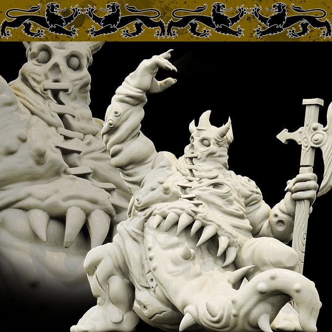 Undead Froghemoth (3 Poses Available) - Brayan Nafarrate